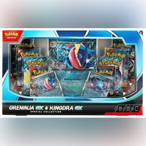 New sealed Pokemon Greninja EX & Kingdra EX Special Collection
